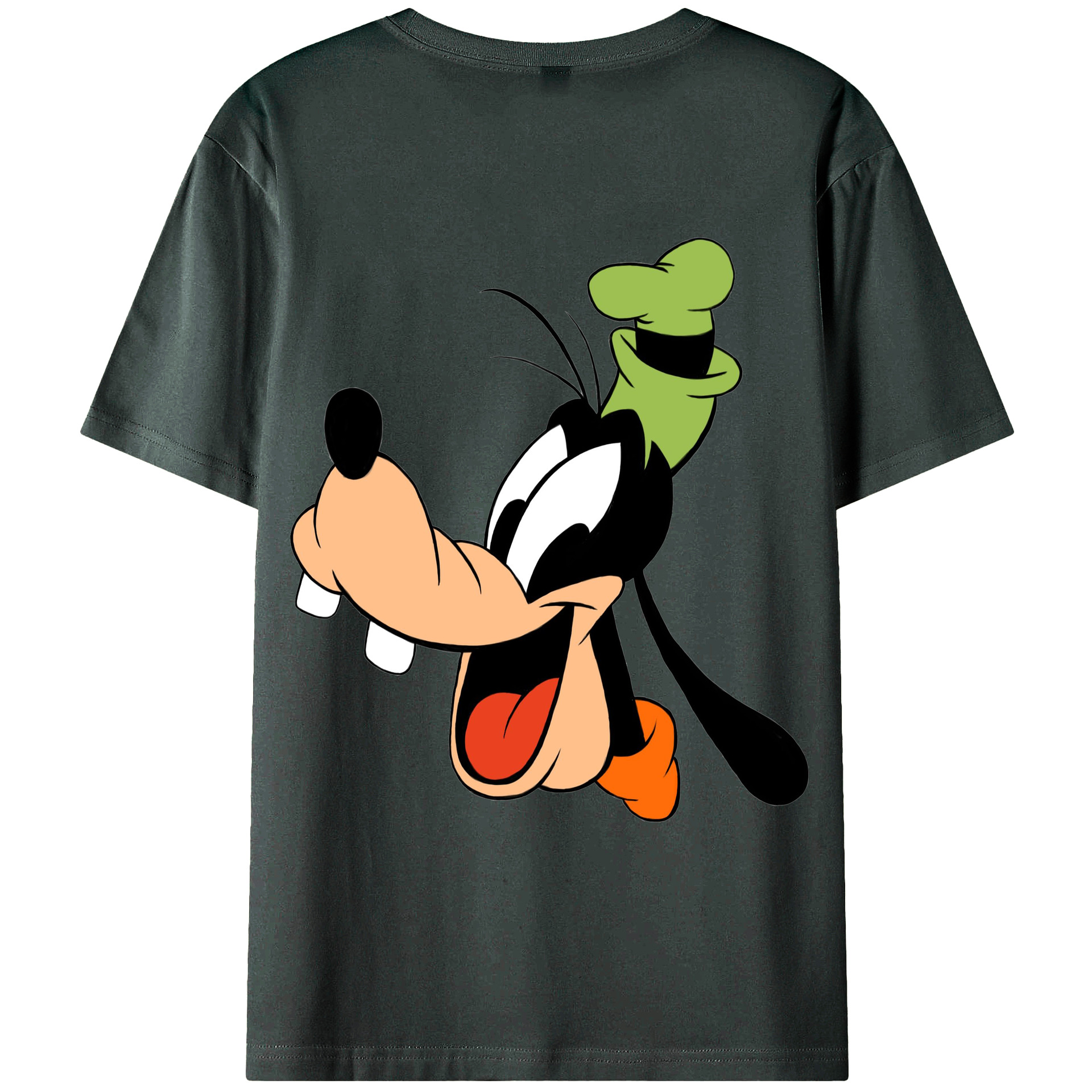 ミッキーマウス Mickey Mouse 綿100％ メンズ半袖Tシャツ（バックプリント） 通気性